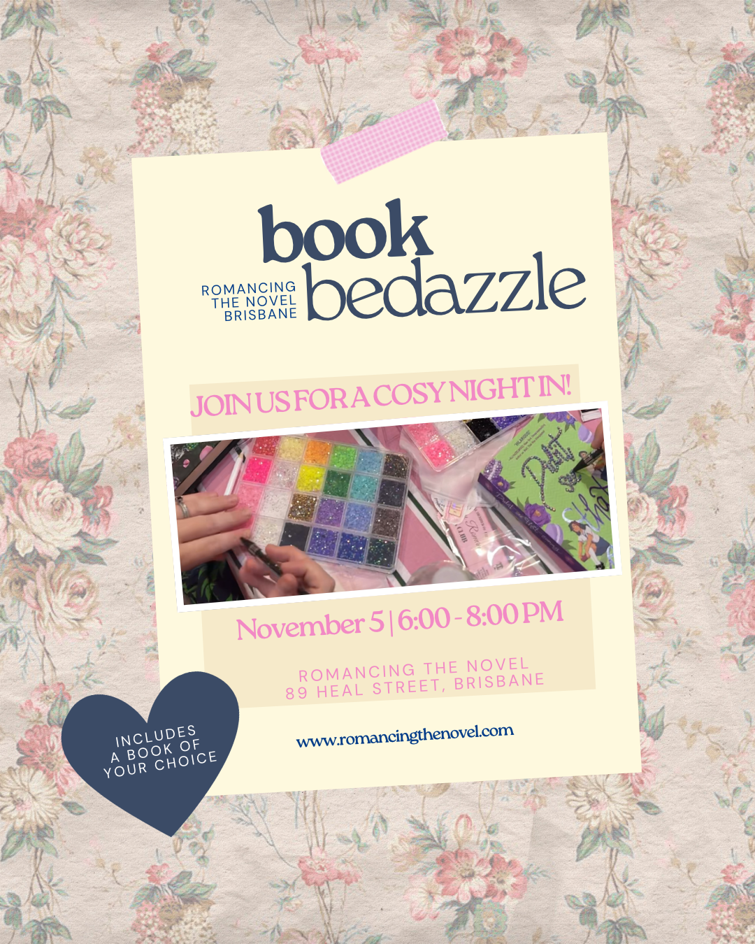 Girls Night In Book Bedazzling Brisbane