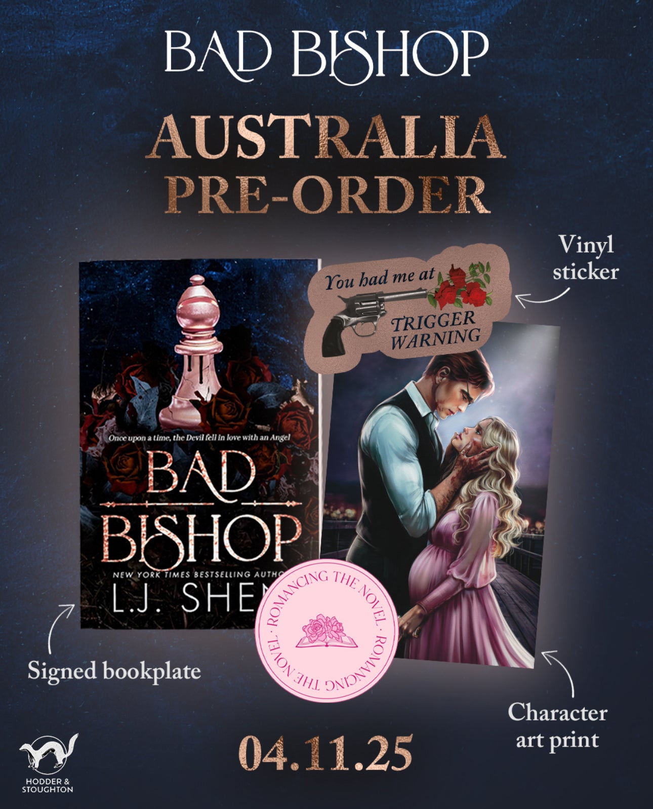 Pre-Order : BAD BISHOP by LJ Shen