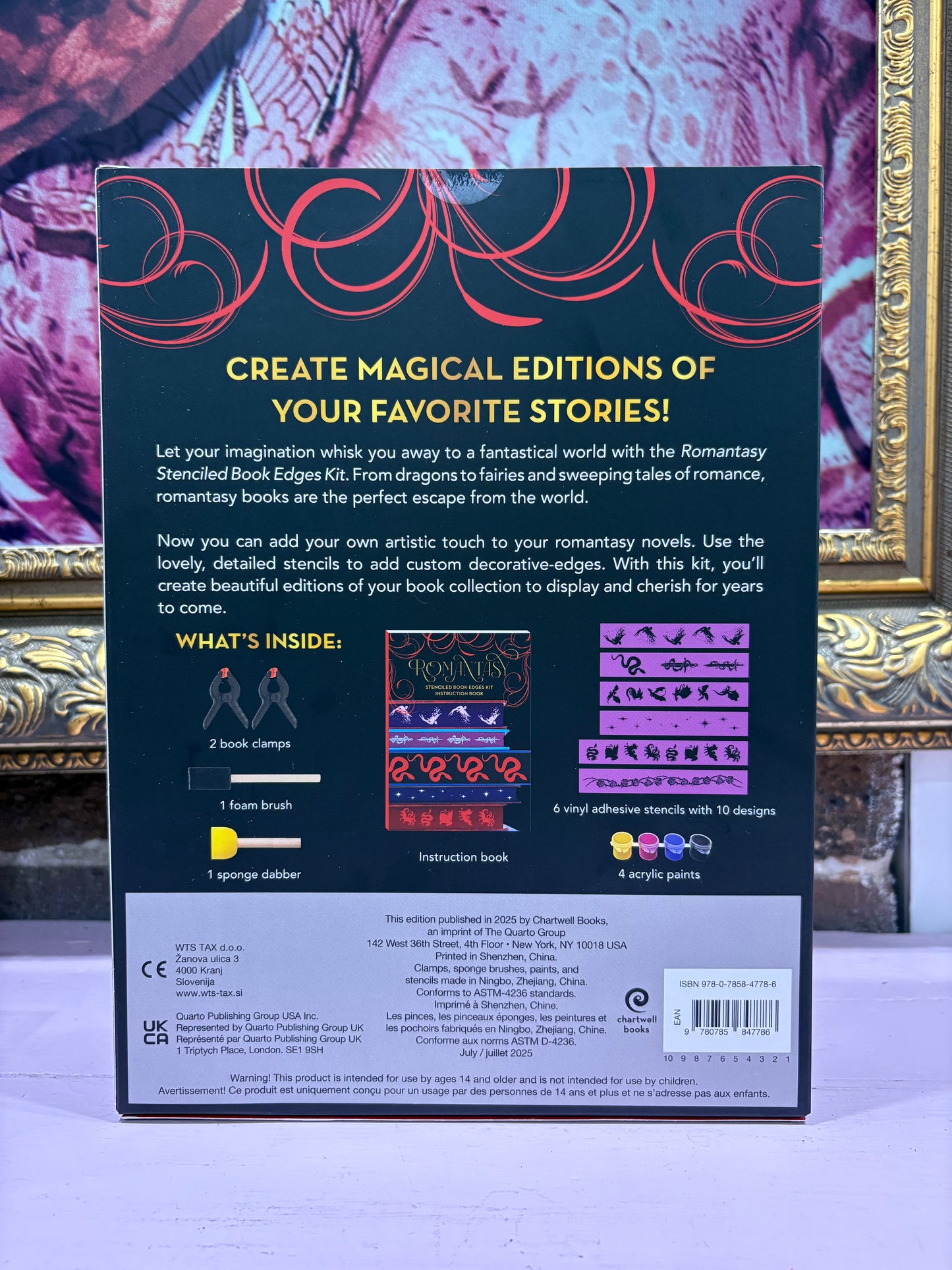 Romantasy Stenciled Book Edges Kit