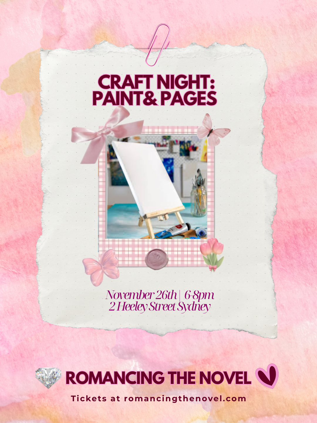 SYDNEY EVENT: Paint & Pages