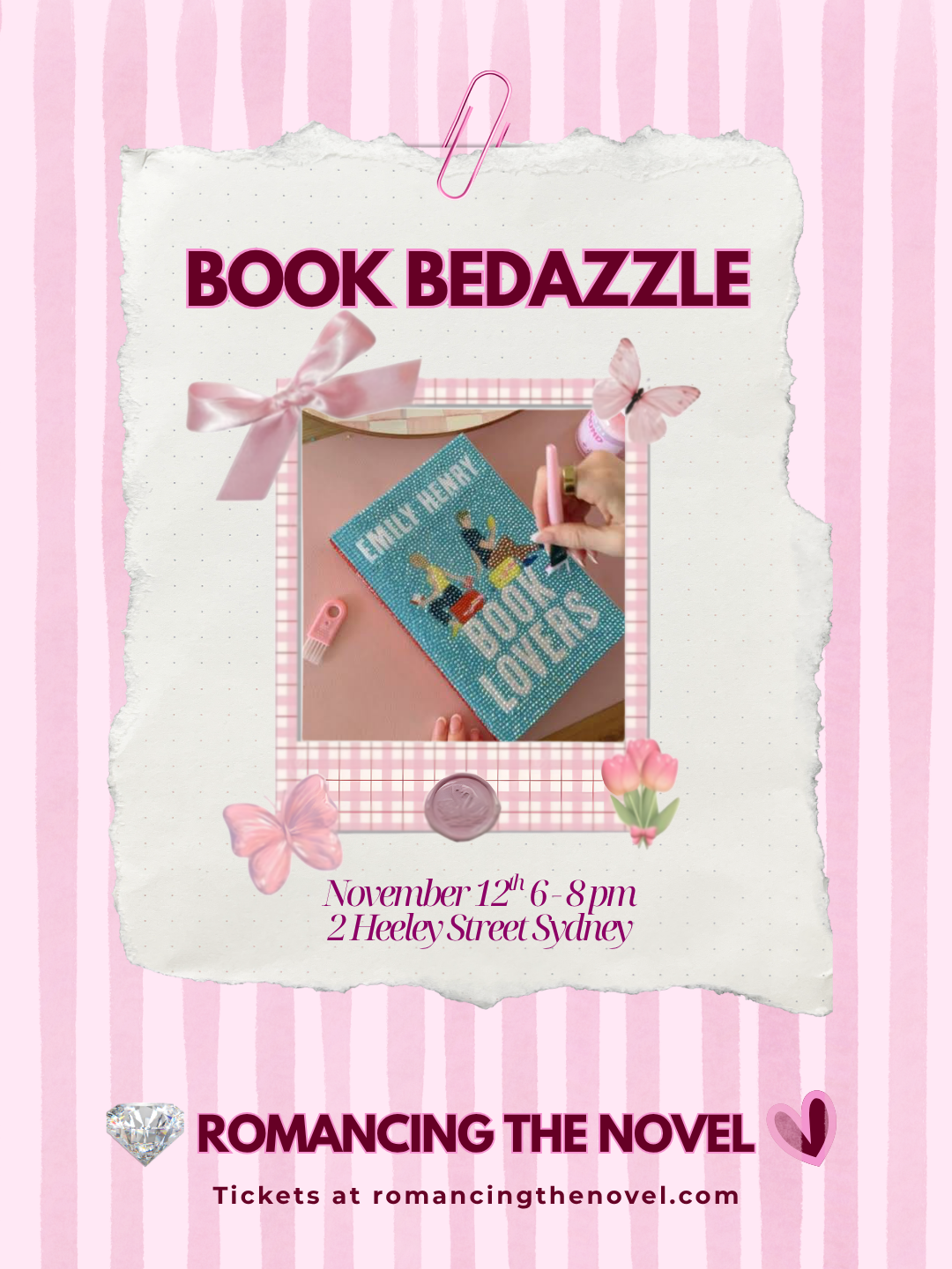 SYDNEY EVENT: Book Bedazzle
