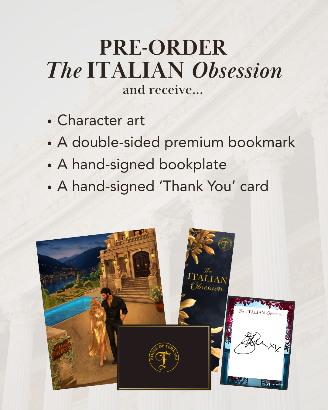 PRE-ORDER: The Italian Obsession by TL Swan