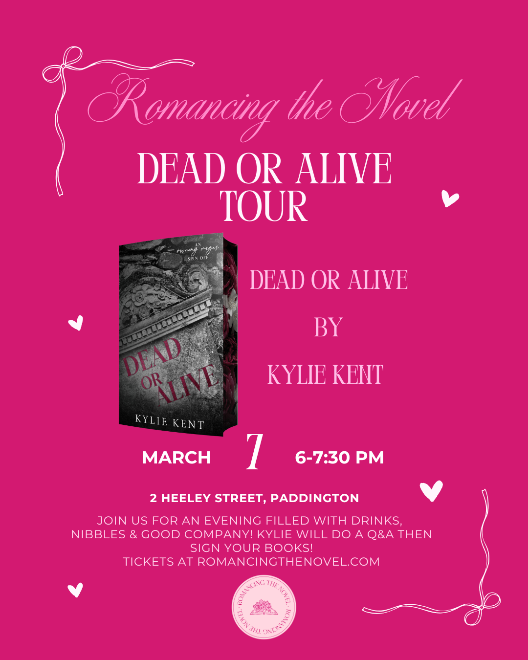 Event: Kylie Kent Dead or Alive Tour