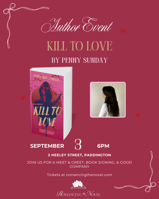 Sydney Author Event: Kill to Love by Penny Sunday