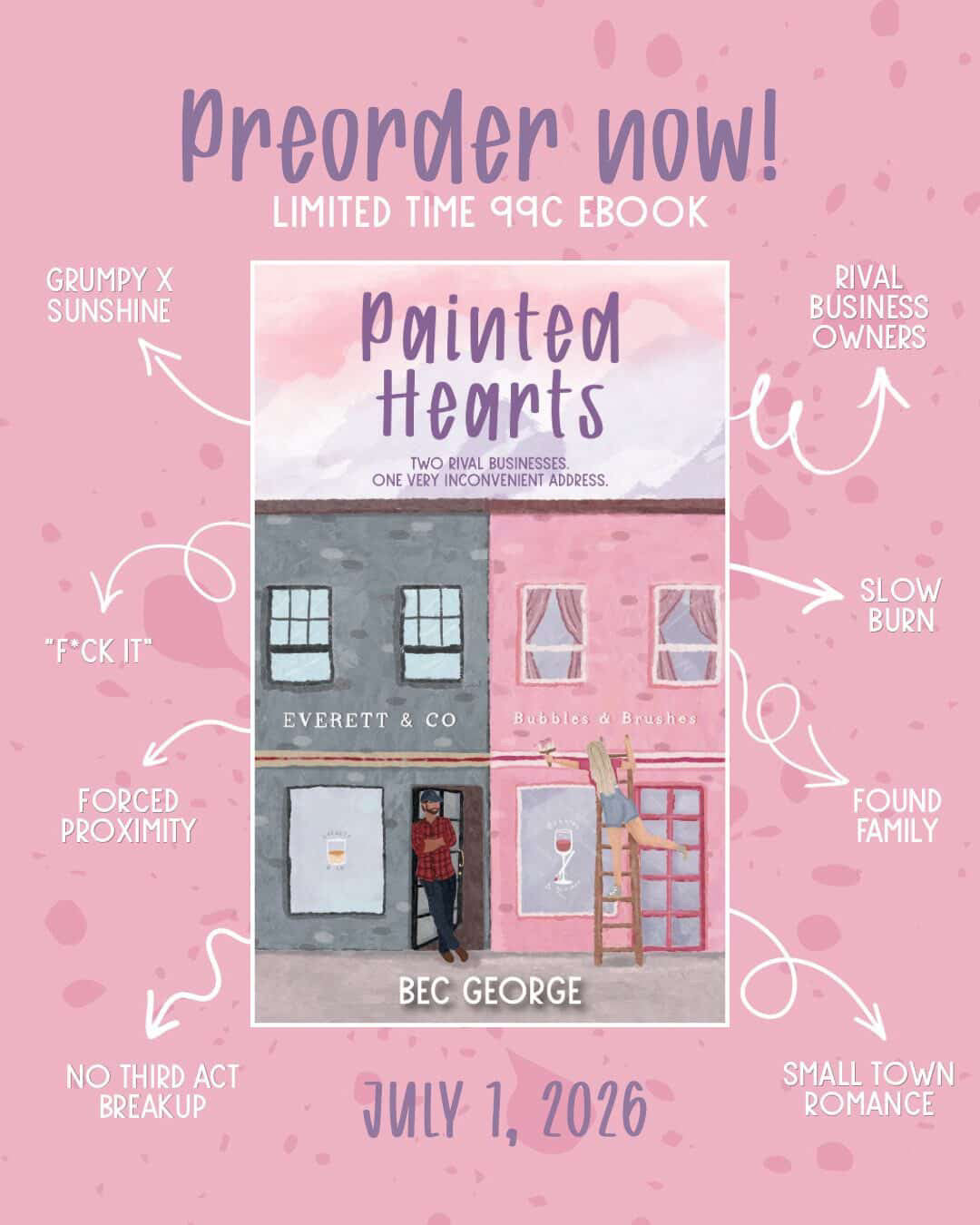 PRE-ORDER: Painted Hearts by Bec George