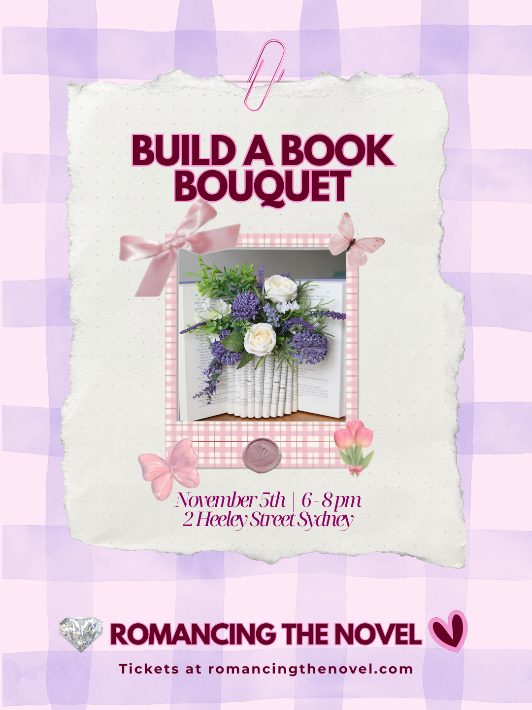 SYDNEY EVENT: Build a Book Bouquet