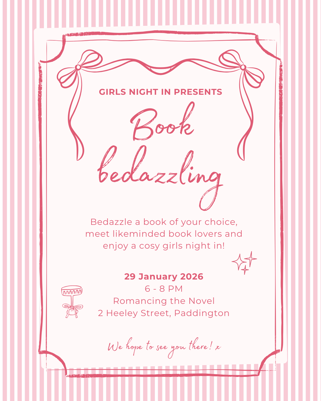 Event: GNI Book Bedazzling